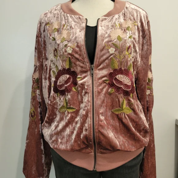 Lulumari Pink Bomber Jacket - Picture 1 of 7